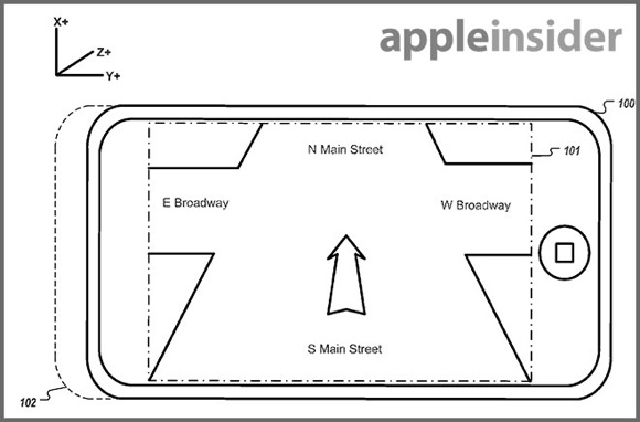 Patente Apple navegación panorámica 2