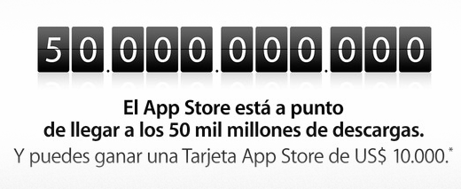 50 mil millones app store