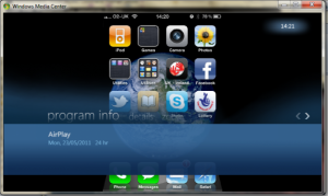 Air play media center
