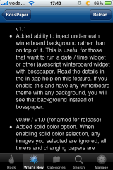   BossPaper actualizado a la versión 1.1