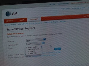 att device choice 300x225 Se dice, se comenta: ¿iPhone Video?