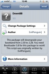 downbb downbb 160x240 DownBB: Bajar la baseband directamente desde Cydia