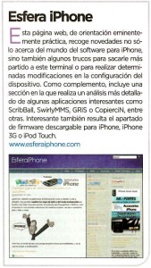 esferaiphonepctoday 169x300 EsferaiPhone aparece en la revista PC Today