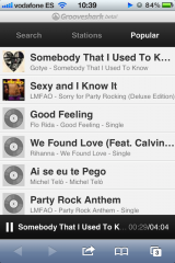 grooveshark1 160x240 Grooveshark lanza una versión HTML5 compatible con iOS