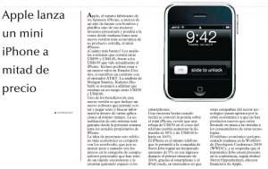 imagen 130 300x189 Se dice, se comenta: ¿mini iPhone presentado mañana?