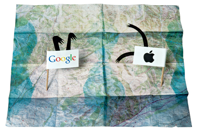 mapas Google Apple
