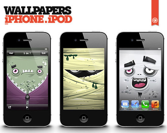 wallapapers gabriel mourelle Fondos de pantalla monstruosos de Gabriel Mourelle para iPhone y iPod Touch